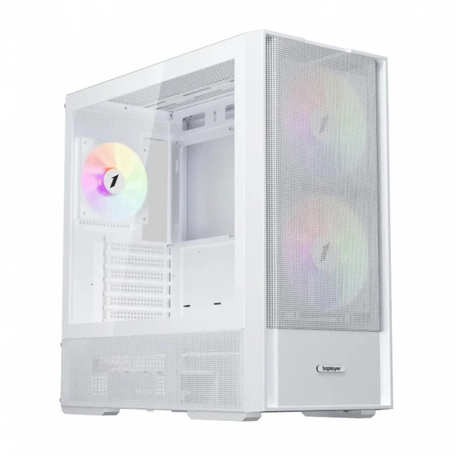 Корпус 1STPLAYER AU7 White AU7-WH-2FA7-14-W-2FA7R-W-1FA7-W Mid-Tower