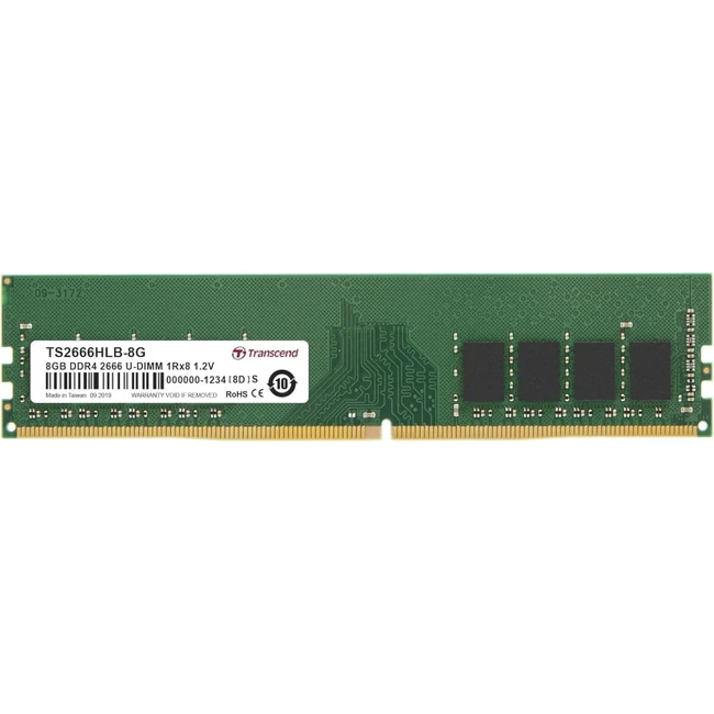 ОЗУ Transcend TS2666HLB-8G DIMM, DDR4, 8 Гб, 2666 МГц