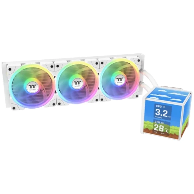 Система охлаждения Thermaltake MINECUBE 360 Ultra ARGB Snow CL-W482-PL12SW-A Для процессора