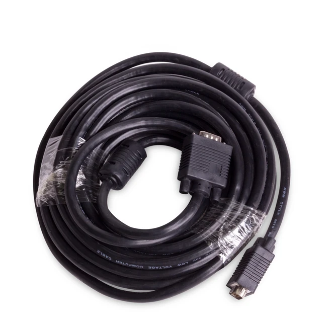 Кабель интерфейсный iPower VGA 15M/15M 10 метров VGA-15M/15M-10