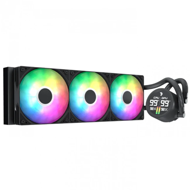 Система охлаждения Aerocool Abyss L360R Digi BK ACLA-AD36117.11 Для процессора