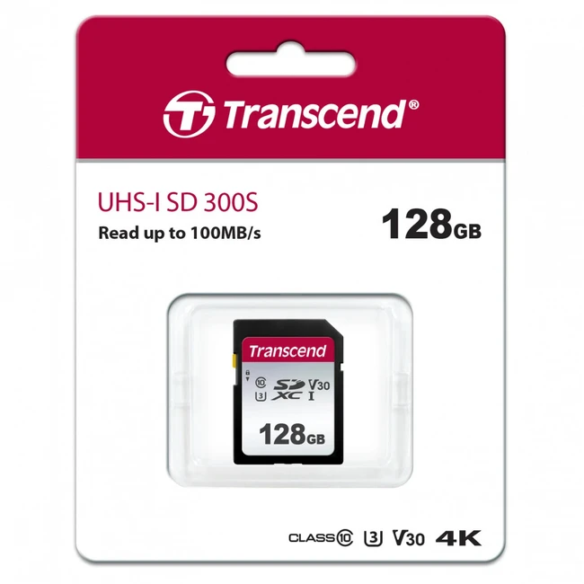 Флеш (Flash) карты Transcend SDXC Class 10 UHS-I U3 TS128GSDC300S 128 ГБ