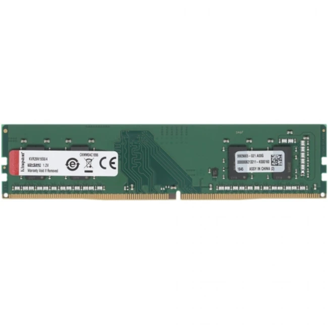 ОЗУ Kingston KVR26N19S6/4 DIMM, DDR4, 4 Гб, 2666 МГц