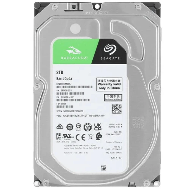 Внутренний накопитель Seagate Barracuda ST2000DM005