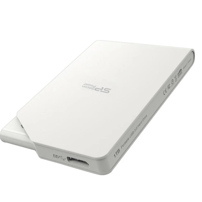 Внешние накопители Silicon Power внешний жёсткий 1TB USB 3.1 2.5" SP010TBPHDS03S3W 1 ТБ