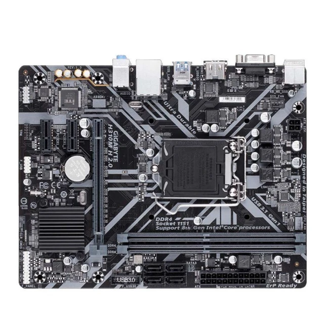 Материнская плата Gigabyte H310M H 2.0 Micro-ATX, LGA 1151