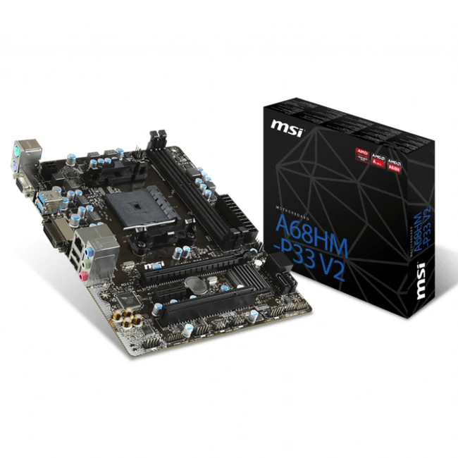 Материнская плата MSI A68HM A68HM-P33V2 (Micro-ATX, AMD FM2)