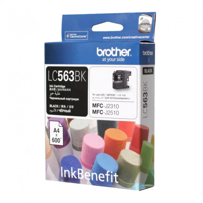 Струйный картридж Brother LC563 чёрный для MFC-J2310, MFC-J2510 LC563BK