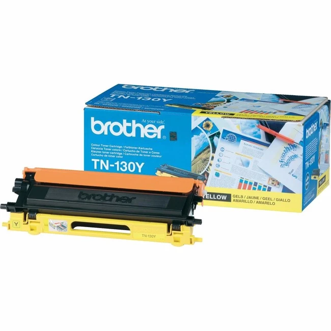 Тонер Brother TN130Y для HL-4040CN, HL-4050CDN, DCP-9040CN, MFC-9440CN жёлтый