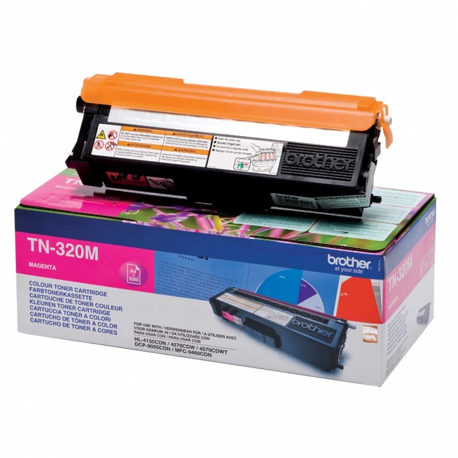 Тонер Brother TN320M для HL-4150CDN, MFC-9465CDN пурпурный