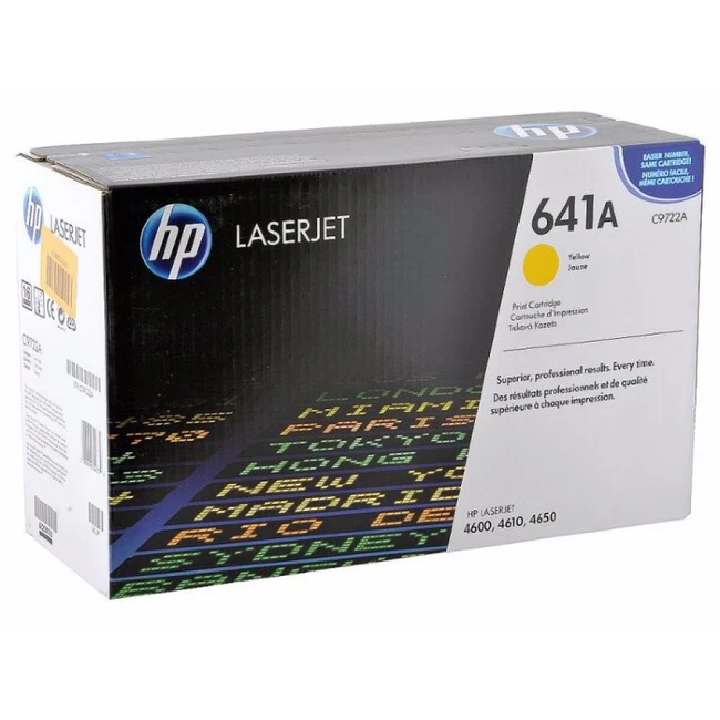 Тонер HP 641A желтый C9722A