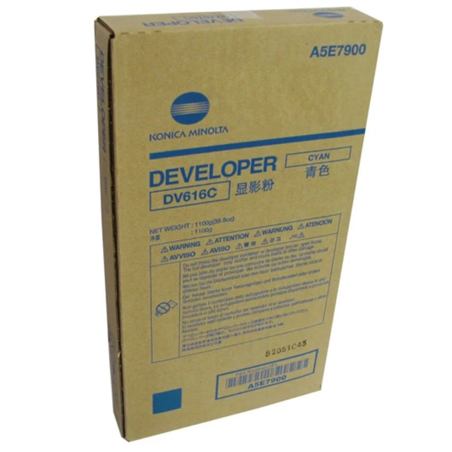 Девелопер Konica Minolta DV-616C Cyan A5E7900