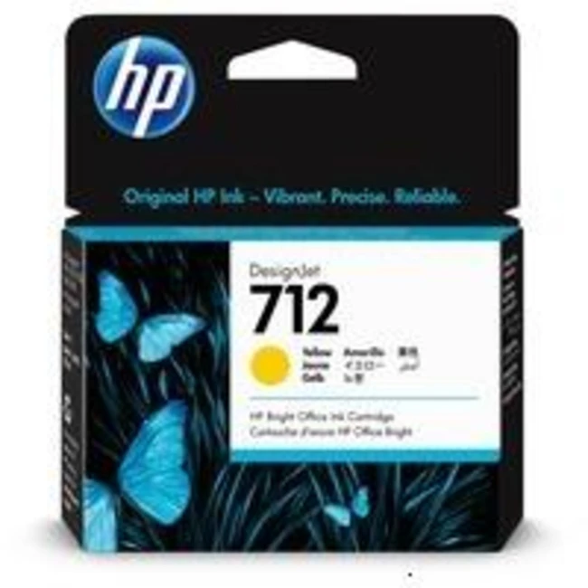 Картридж для плоттеров HP 712 29ml Yellow Ink 3ED69A