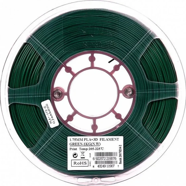 Расходный материалы для 3D-печати ESUN 3D PLA+ Пластик eSUN Green PLA+175G1