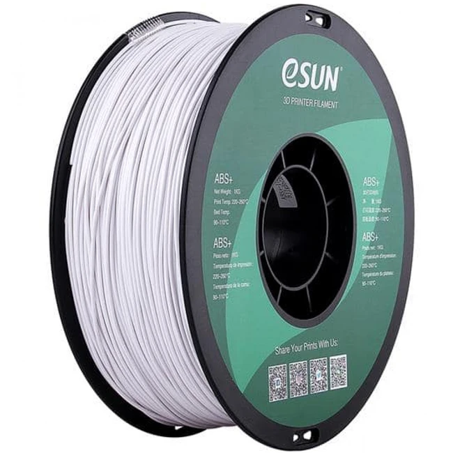 Расходный материалы для 3D-печати ESUN 3D ABS+ Пластик 1.75 мм 1кг. Сold white ABS+175CW1