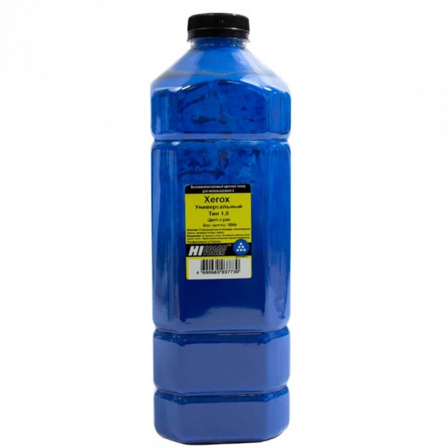 Струйный картридж Hi-Black Универсальный тонер Cyan, 500 г, канистра 20111319