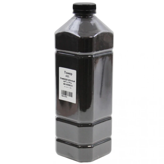 Струйный картридж ASC Универсальный тонер Bk, 1 кг, канистра 4010715509261