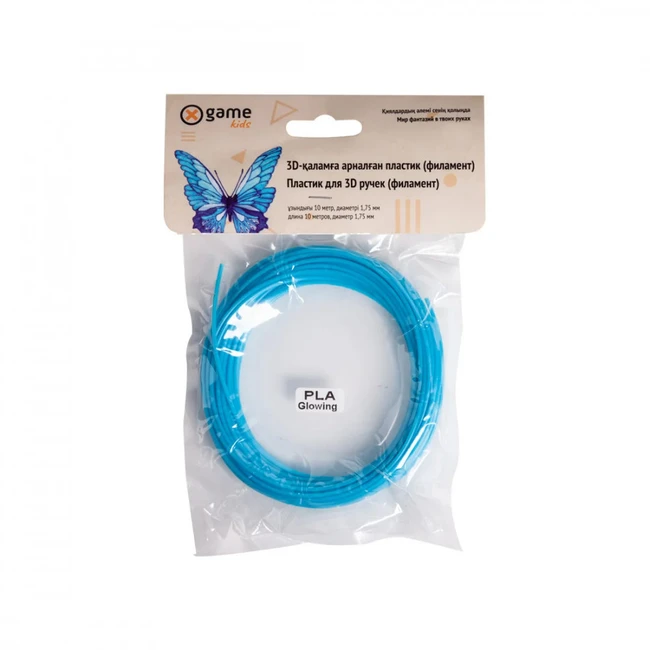 Расходный материалы для 3D-печати X-Game kids 3D PLA-BlueGitD-10