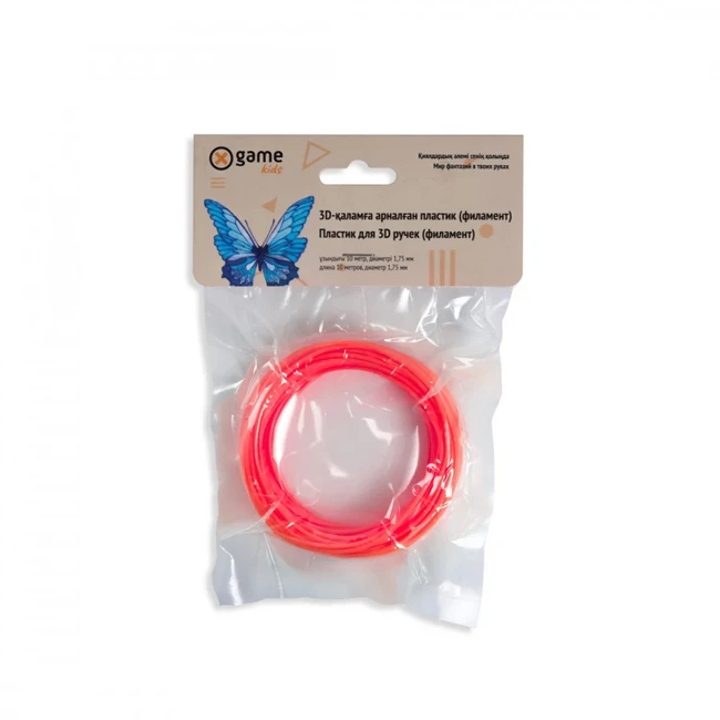 Расходный материалы для 3D-печати X-Game kids 3D PLA-RedGitD-10