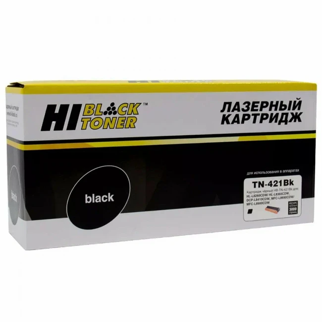 Лазерный картридж Hi-Black HB-TN-421BK Black