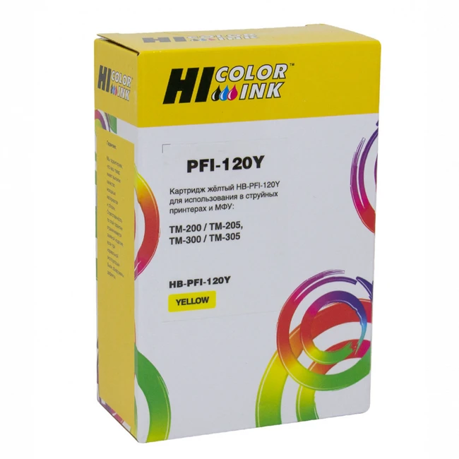 Струйный картридж Hi-Black PFI-120 Yellow HB-PFI-120Y