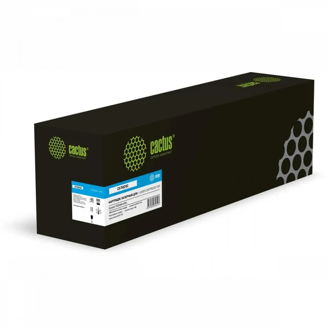 Лазерный картридж Cactus Картридж лазерный Cactus CS-TK5215C голубой