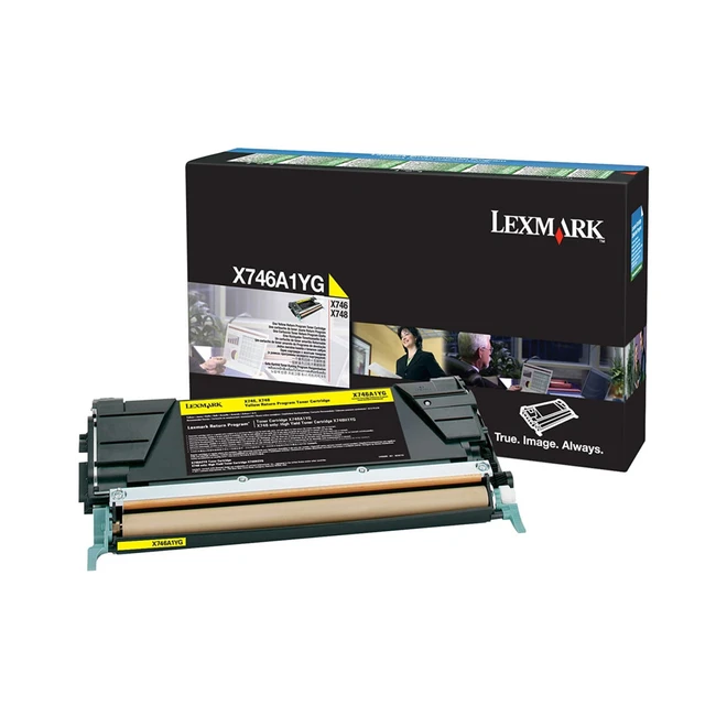 Лазерный картридж Lexmark X746, X748 Yellow Return Program Toner Cartridge X746A1YG