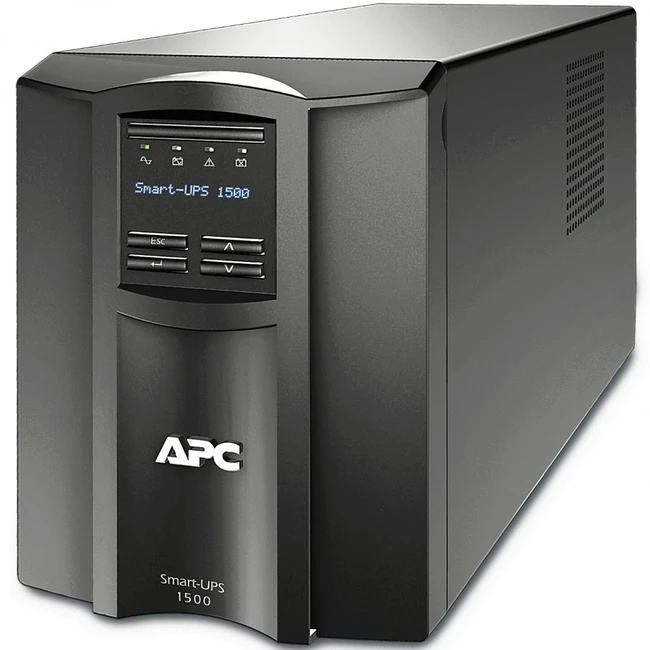 Источник бесперебойного питания APC Smart-UPS 1500 SMT1500I 1500 ВА, 1000 Вт