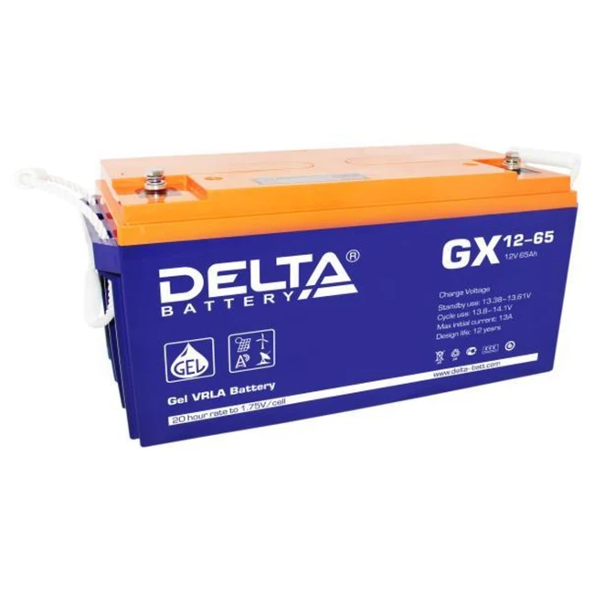 Сменные аккумуляторы АКБ для ИБП Delta Battery GX 12-65 12 В
