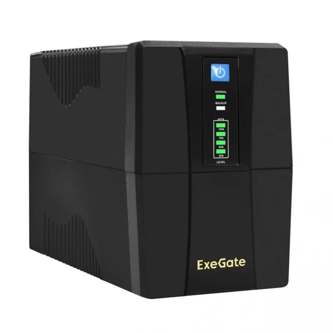 Источник бесперебойного питания ExeGate BNB-850.LED.AVR.4C13.RJ.USB EP285472RUS 850 ВА, 480 Вт