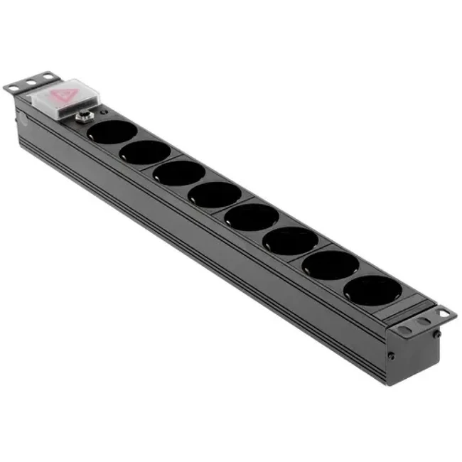 Распределитель питания LANMASTER Блок розеток 19 TWT-PDU19-10A8P