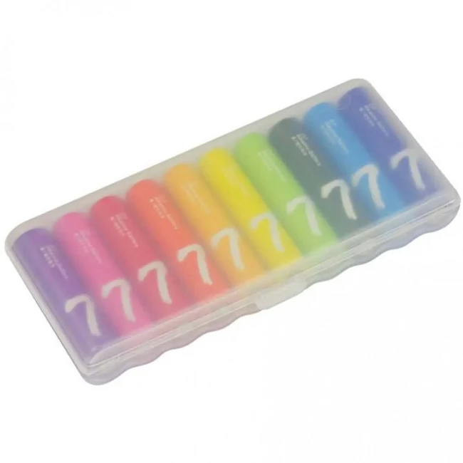 Батарейка Xiaomi AAA Rainbow Batteries (10 штук в упаковке) BHR5394GL/AAA LR03
