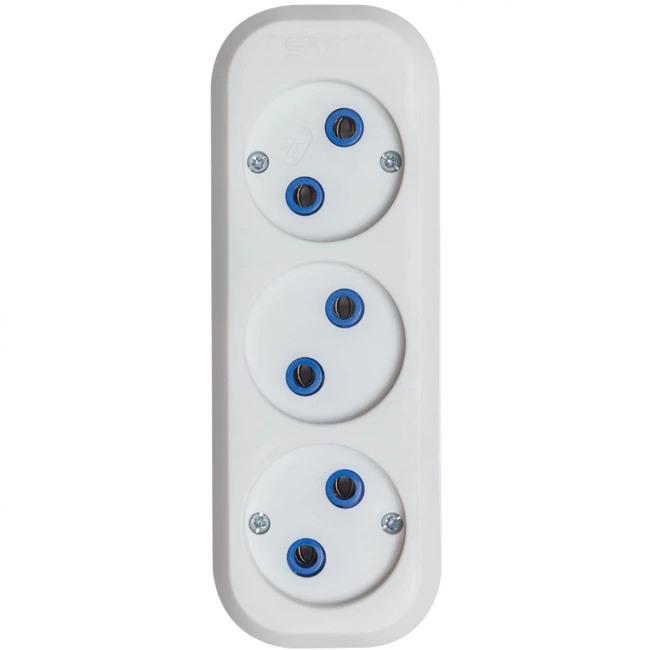 Распределитель питания SVC 3 розетки 3м белый XP3S-30M