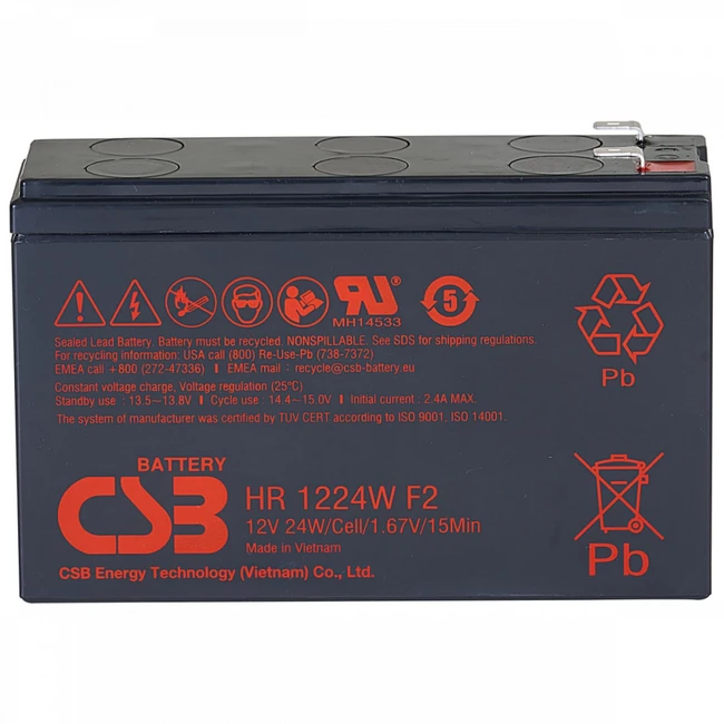 Сменные аккумуляторы АКБ для ИБП CSB HR1224W F2 F1 12 В