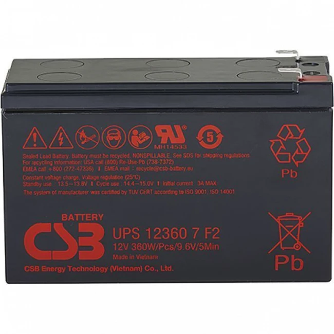 Сменные аккумуляторы АКБ для ИБП CSB UPS 123607 F2 12 В