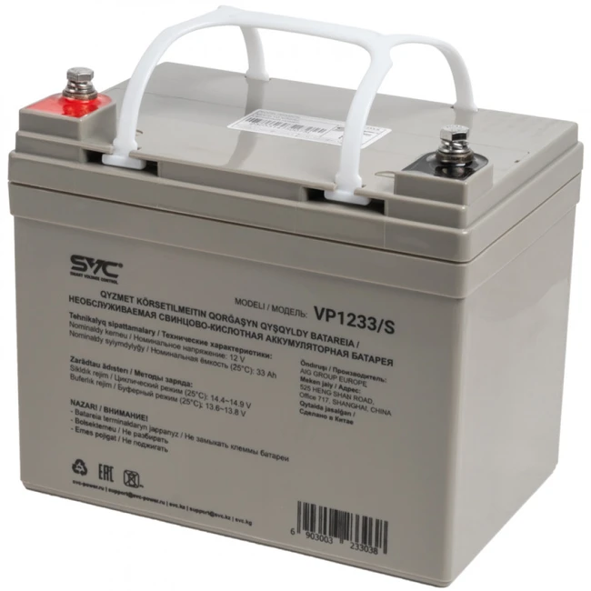 Сменные аккумуляторы АКБ для ИБП SVC VP1233/S (12 В)