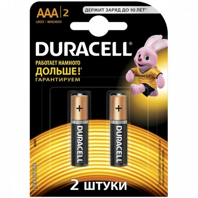 Батарейка Duracell Basic AAA LR03/MN2400 1.5V
