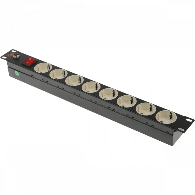 Распределитель питания LANMASTER LAN-EP19-8P/S