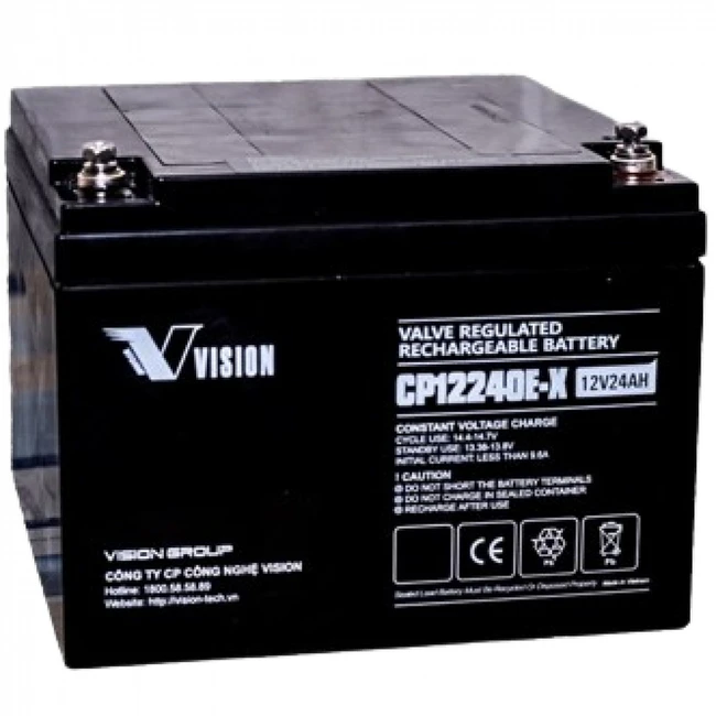 Сменные аккумуляторы АКБ для ИБП VISION CP12240E-X CP12240E-X 12V24AH 12 В