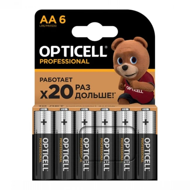 Батарейка Opticell PROFESSIONAL AA 6 PCS 5052003