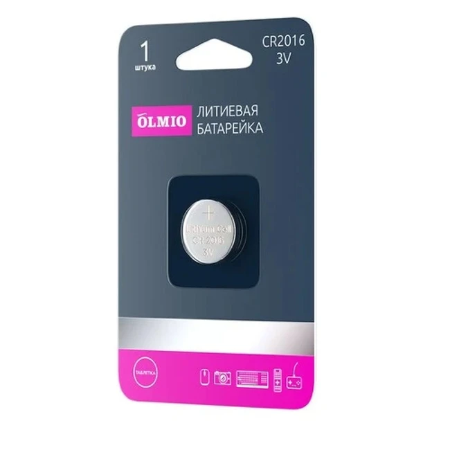 Батарейка OLMIO Olmio CR2016 OlmioCR2016