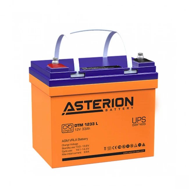 Сменные аккумуляторы АКБ для ИБП Asterion DTM 1233 L ASTERION DTM 1233 L (12 В)