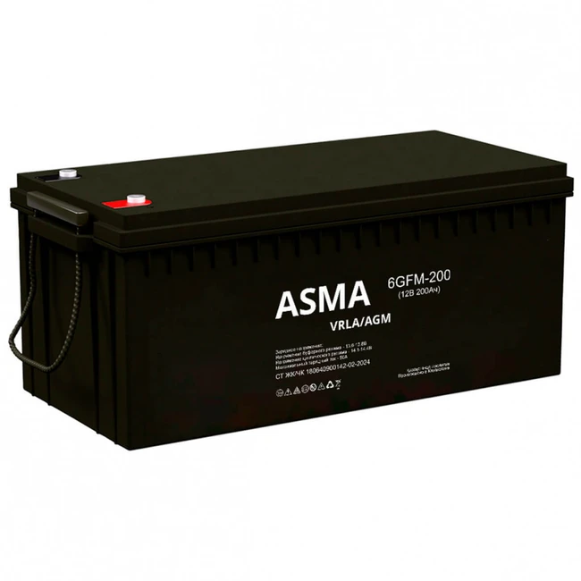 Сменные аккумуляторы АКБ для ИБП Asma 6GFM-200 12 В