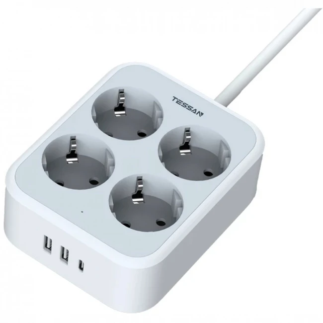 Распределитель питания Tessan TS-PS01DE00 Grey
