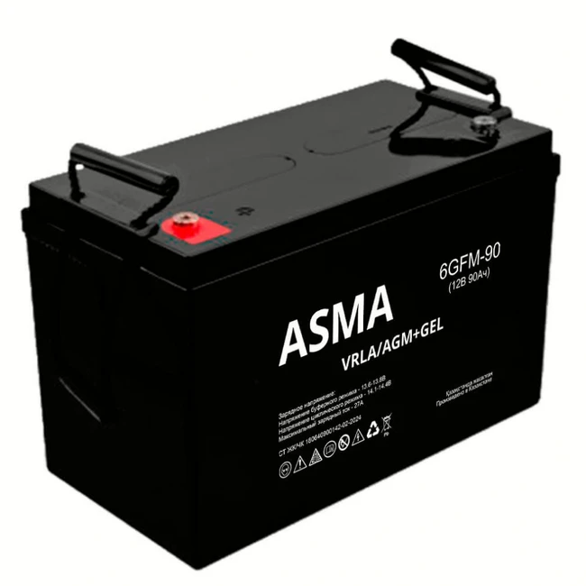 Сменные аккумуляторы АКБ для ИБП Asma 6GFM-90 GEL 12 В
