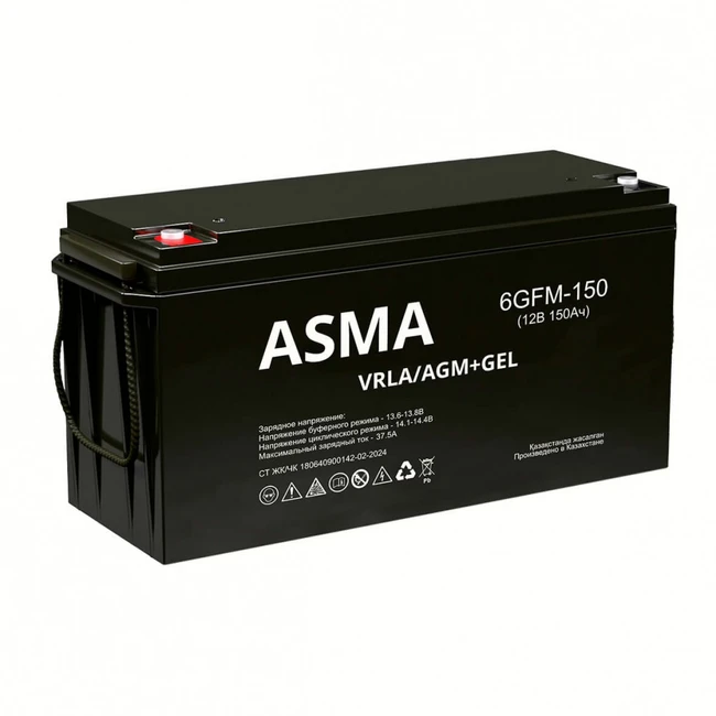 Сменные аккумуляторы АКБ для ИБП Asma 6GFM-150 GEL 12 В