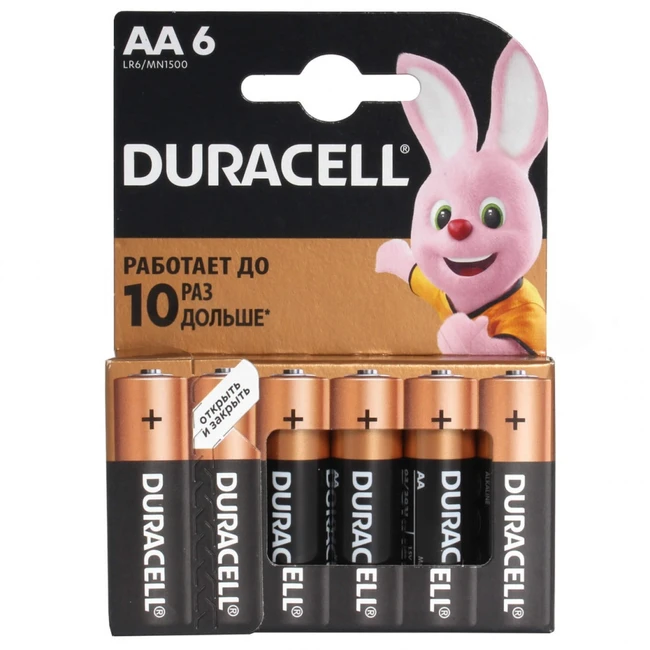 Батарейка Duracell AA LR6/MN1500/6