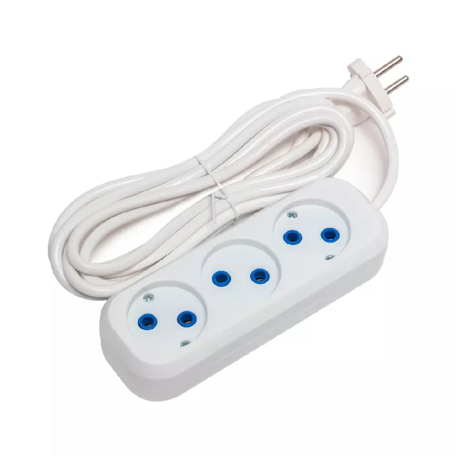 Сетевой фильтр SVC XP3S-50M 3x5м 16А (белый) 00000044315