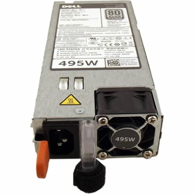 Серверный блок питания Dell Single Hot-plug 495-Watt Power Supply 450-AEBM (1U, 495 Вт)