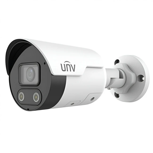 IP видеокамера UNIVIEW IPC2122LE-ADF28KMC-WL-RU Цилиндрическая, Уличная, Проводная, Фиксированный объектив, 2.8 мм, 1/2.8", 2 Мп ~ 1920×1080 Full HD